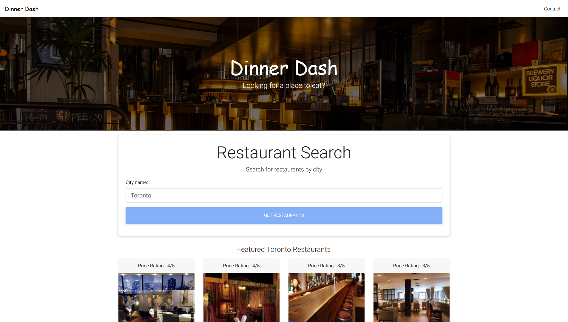 Dinner Dash Project